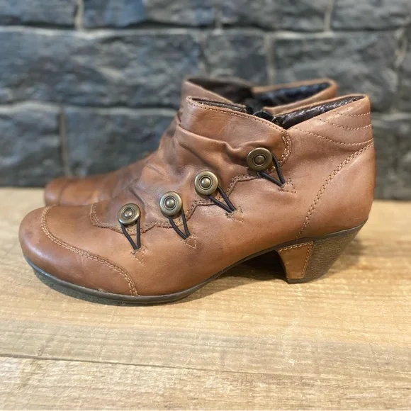 Beautiful Remonte Leather Ankle Boots - Picture 4 of 6